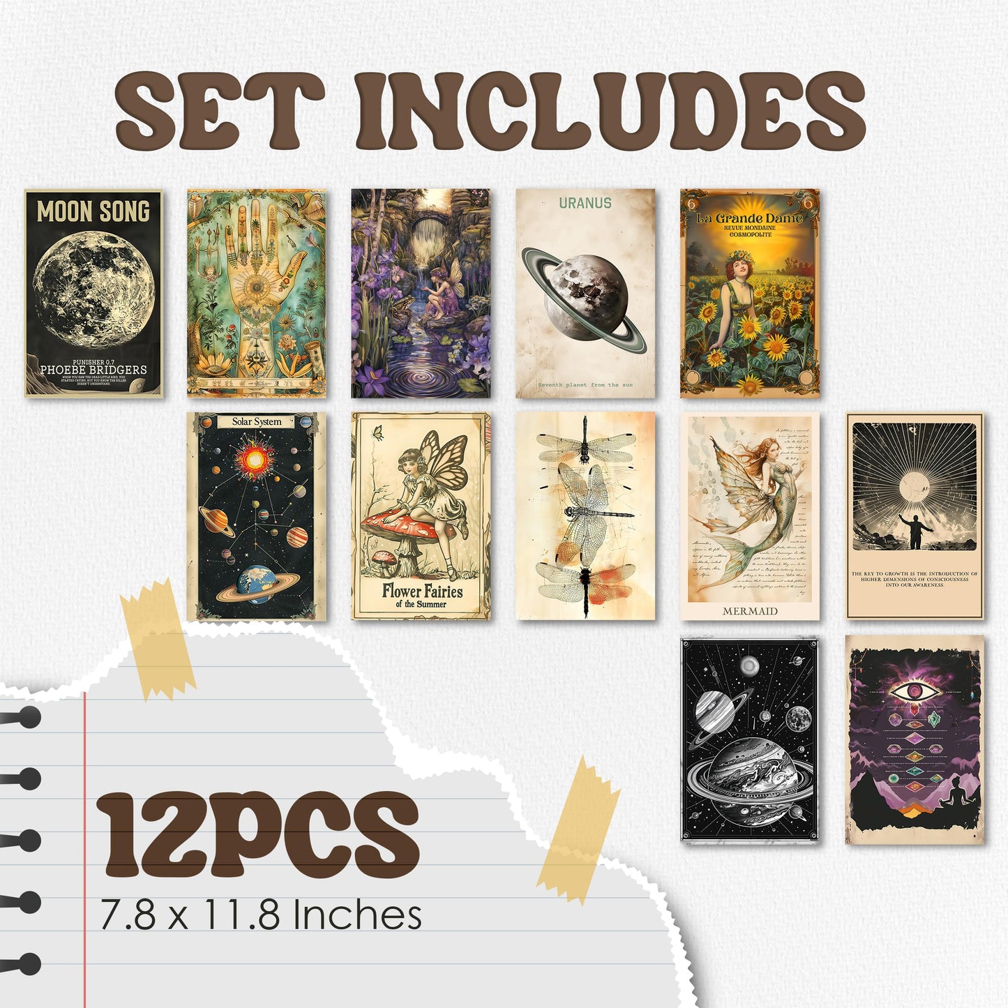 HK Studio Grunge Room Decor Posters - Grunge Posters, Vintage Wall Art