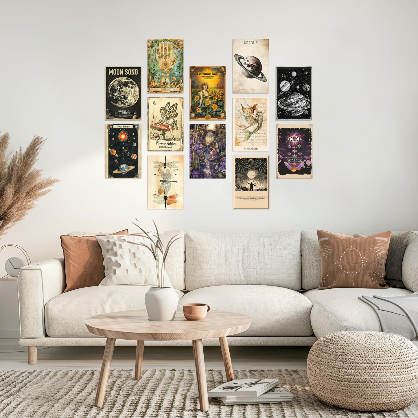 HK Studio Grunge Room Decor Posters - Grunge Posters, Vintage Wall Art