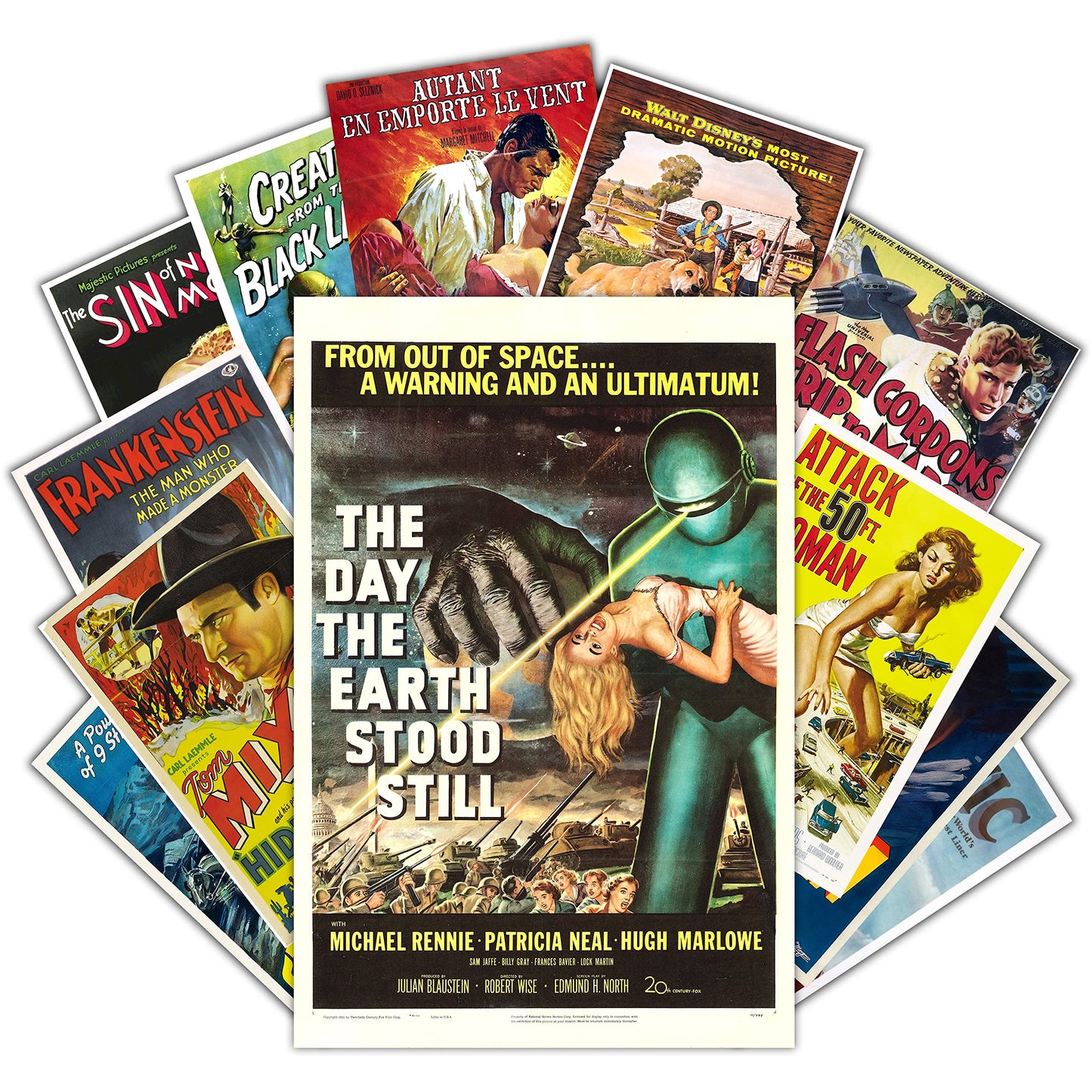 Vintage Movie Posters - Horror Movie Posters, Movie Theater Decor