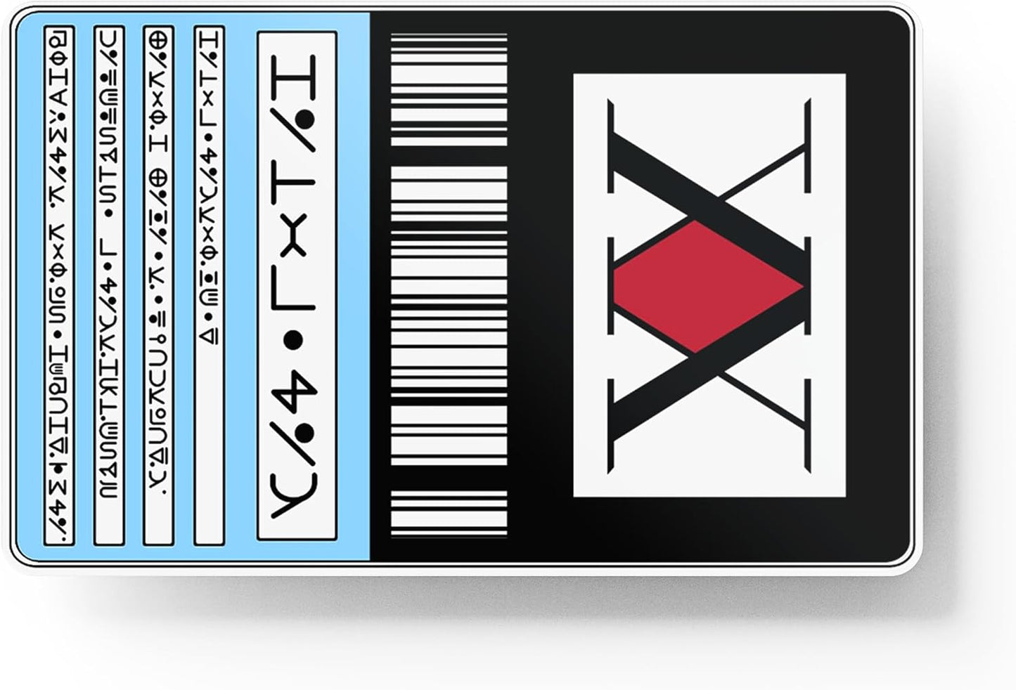 HK Studio Card Skin Sticker Anime Hunter for EBT, Transportation, Key, Credit, Debit Card Skin - Protecting Personalizing Bank Card - Slim, Waterproof, Digital-Printed