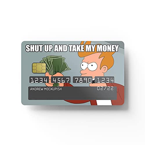 Card Skin Sticker - Funny Money Meme