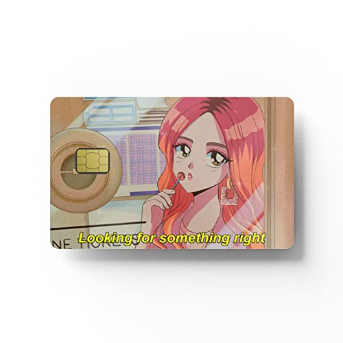 Card Skin Sticker - Lollipop Anime Girl