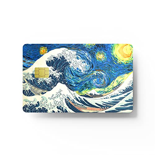 Card Skin Sticker - Starry Great Wave