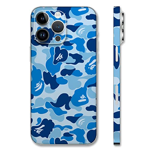 Skin Decal for iPhone 14 Pro Max - Blue Camo