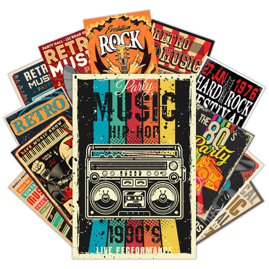 Posters Pack - Vintage Music