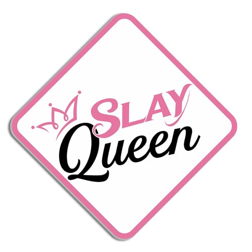 HK Studio Funny Posters, Preppy Room Decor, Slay Queen - Preppy Wall Decor, Preppy Posters, Posters for Girls Room