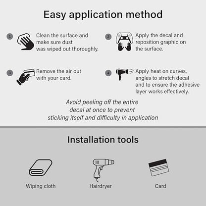 Skin Sticker for Game Console 5 Cover, Both Disc & Digital Edition (not Slim Version) - Horror Zombie, Removable Decal Cover for 2 Controllers & Console