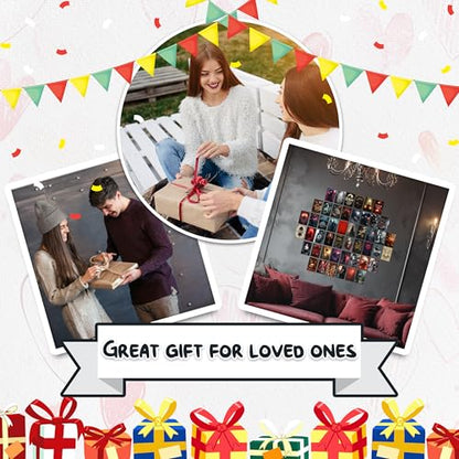 HK Studio Gothic Decor - Halloween Gothic Wall Decor, Unframed 48 Pcs 4" x 6"