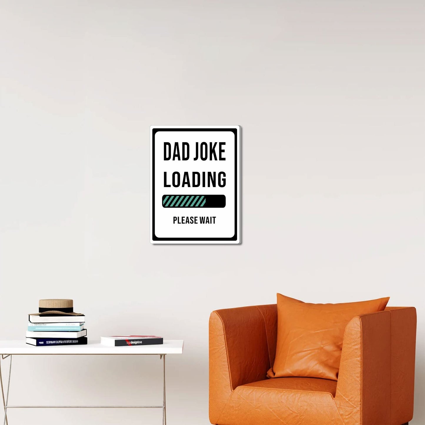 HK Studio Dad Funny Poster 11" x 15" - Dad Joke Loading Teen Room Decor Aesthetic