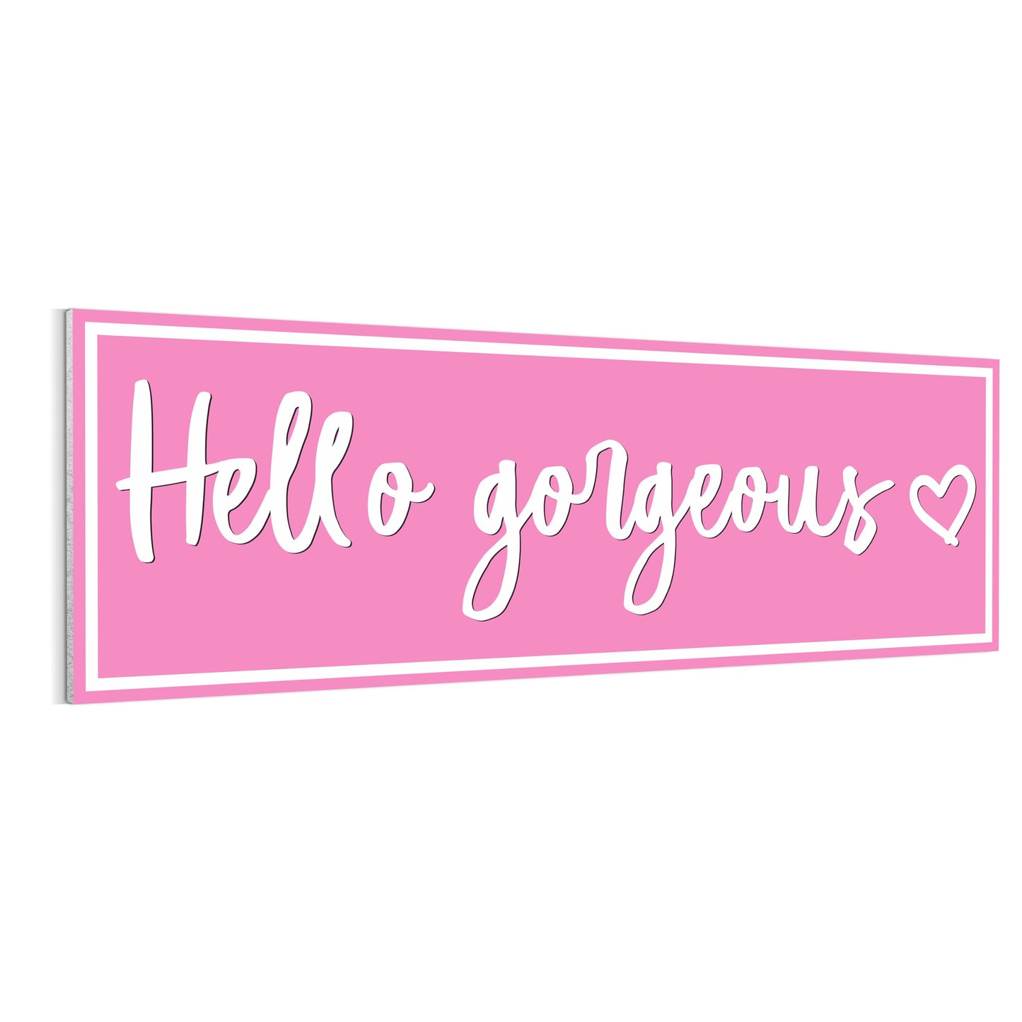 HK Studio Room Decor for Teen Girls - Hello Gorgeous Pink Room Decor