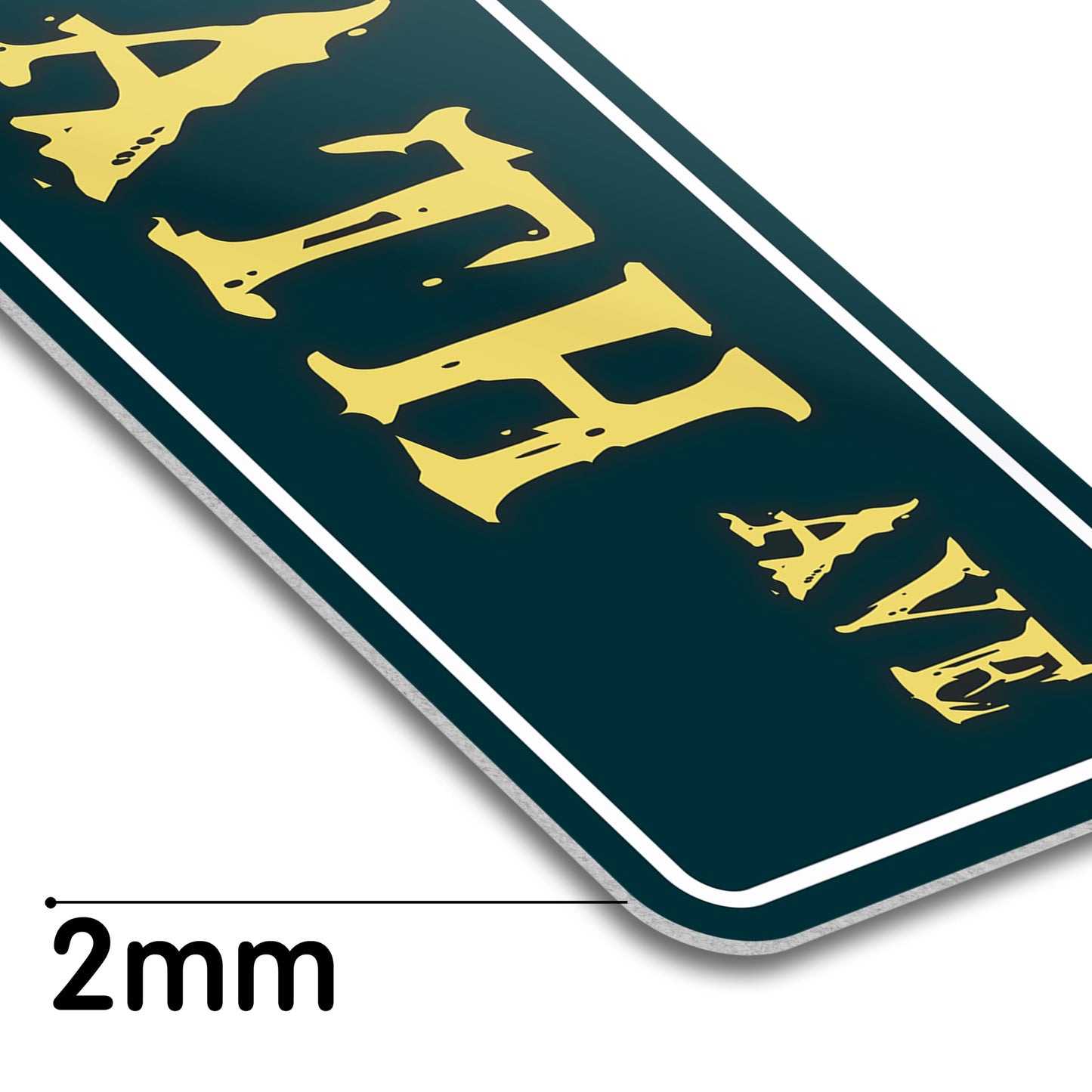 HK Studio Funny Street Sign for Teen Room 5" x 16" - Psycho Path Ave Dorm Decor, Hippie Room Decor Aesthetic, Funky Decor