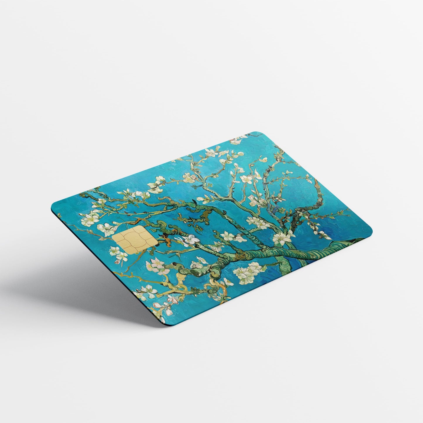 HK Studio Card Skin Sticker Almond Blossom for EBT, Credit, Debit Card Skin - Protecting and Personalizing Bank Card - No Bubble, Slim, Waterproof, Digital-Printed