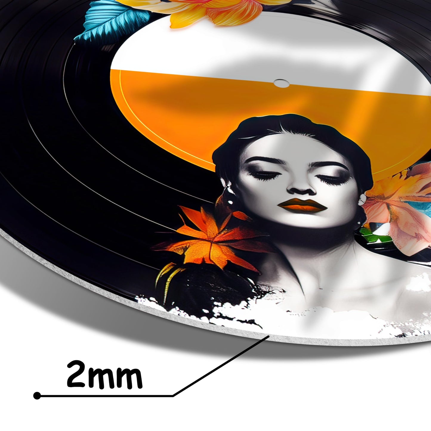 HK Studio Hippie Decor, Posters for Room Aesthetic, Pop Art - Record Decor, Music Themed Party Decorations, 4 Pcs 12"