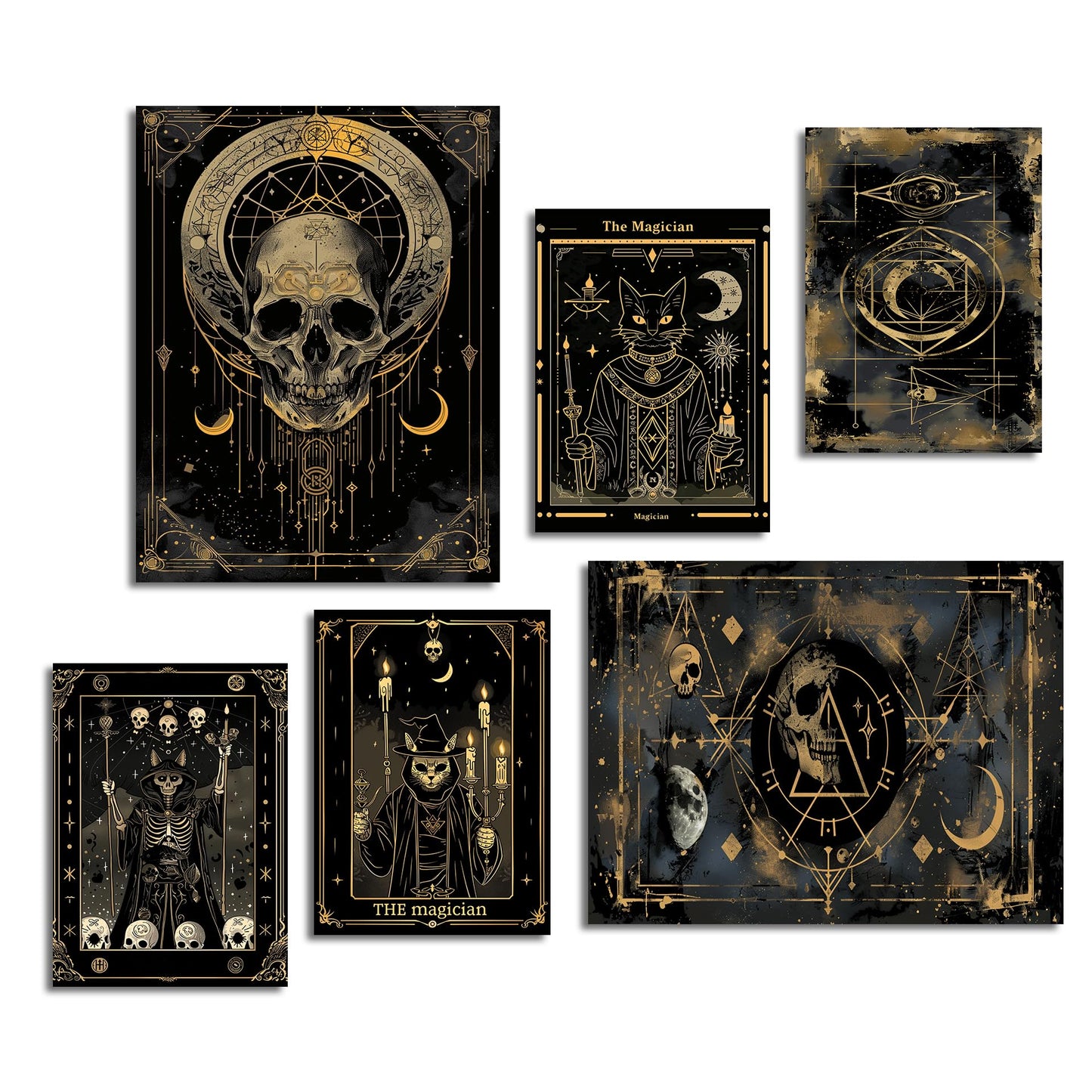 HK Studio Gothic Decor Posters - Gothic Home Decor, Goth Decor