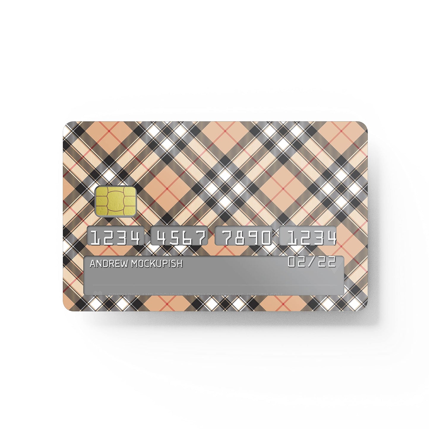 HK Studio Card Skin Sticker Diagonal for EBT, Transportation, Key, Credit, Debit Card Skin - No Bubble, Slim, Waterproof Bank, Digital-Printed