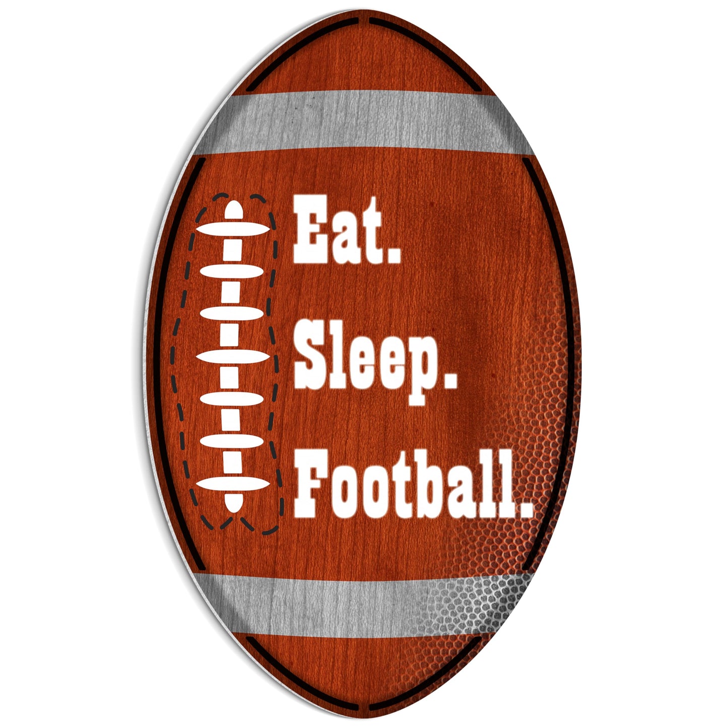 HK Studio American Football Decor Aesthetic Posters - Eat Sleep Football Posters for Boys Room, Dorm, Living Room - Sport Room Decor Aesthetic