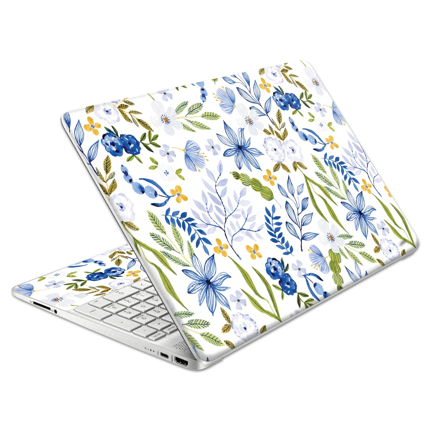 Laptop Skin Decal HP 15.6" - Botanical, Laptop Cover Sticker, No Cutting Required, No Bubble, Waterproof, Scratch Resistant - Including Wide Screen and Wrist Pad