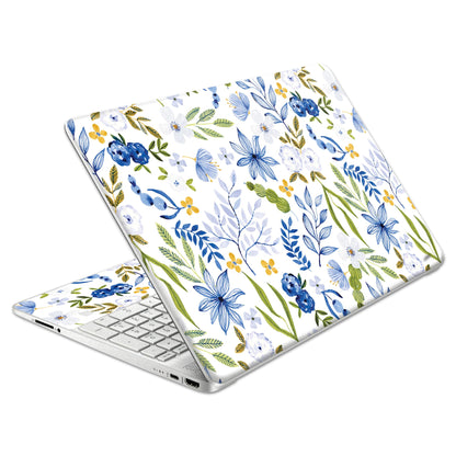 Laptop Skin Decal HP 15.6" - Botanical, Laptop Cover Sticker, No Cutting Required, No Bubble, Waterproof, Scratch Resistant - Including Wide Screen and Wrist Pad