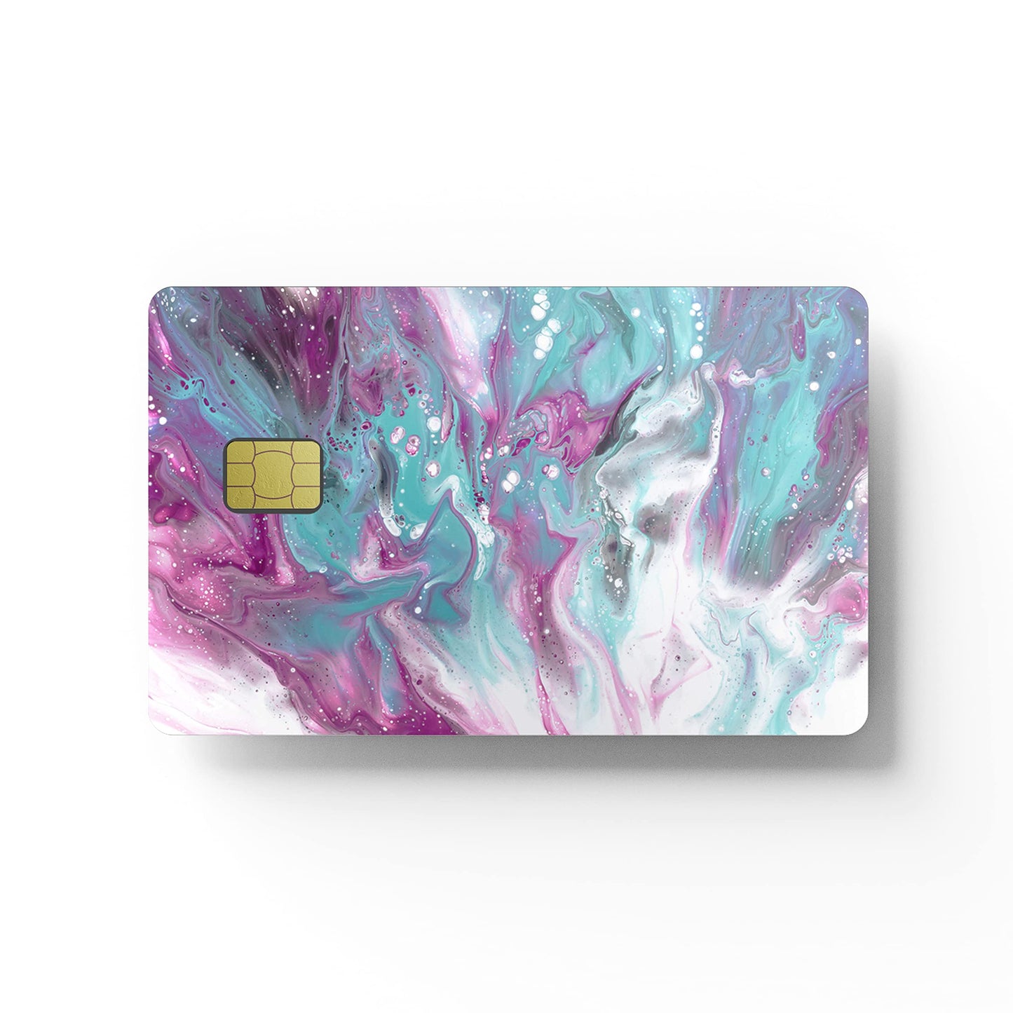 HK Studio Card Skin Sticker Marbling for EBT, Debit, Credit, Transportation, Key Card Skin - Protecting Personalizing Bank Card - No Bubble, Super Slim, Waterproof, Digital-Printed