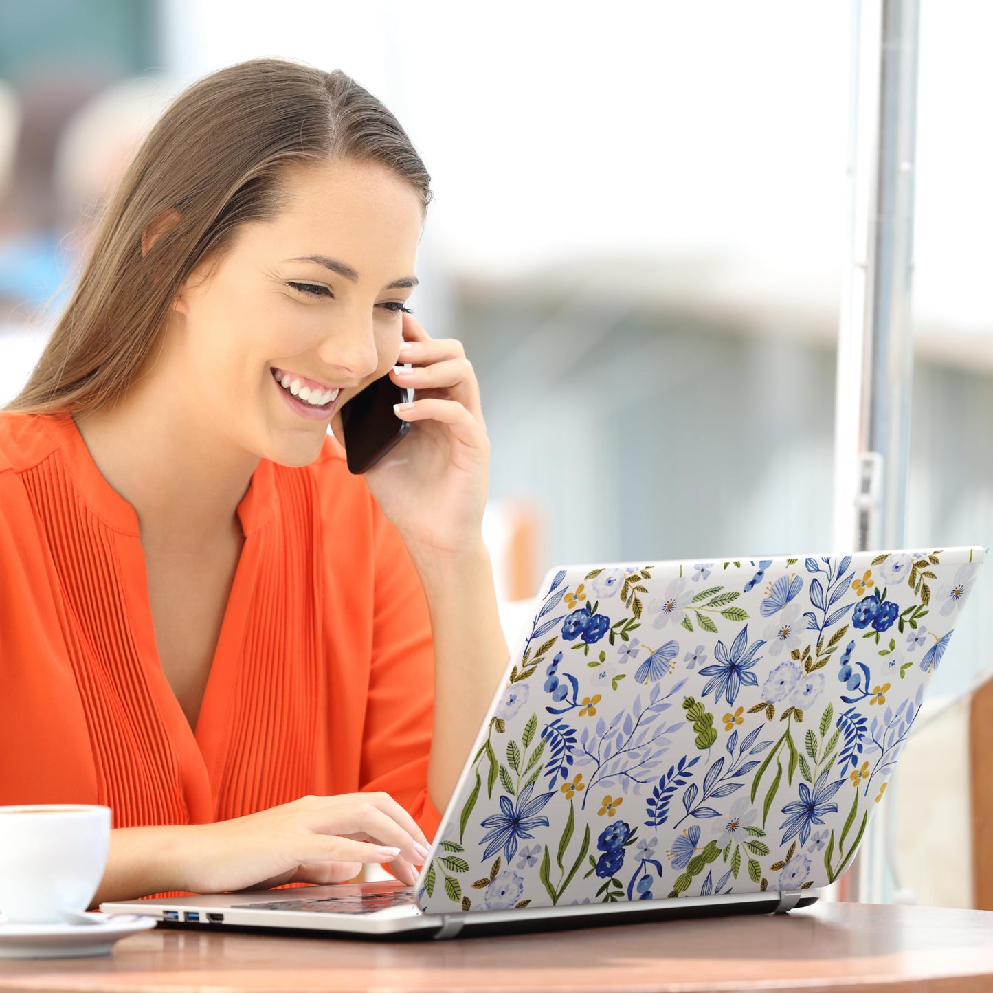 Laptop Skin Decal HP 14" - Botanical, Laptop Cover Sticker, No Cutting Required, No Bubble, Waterproof, Scratch Resistant - Including Wide Screen and Wrist Pad