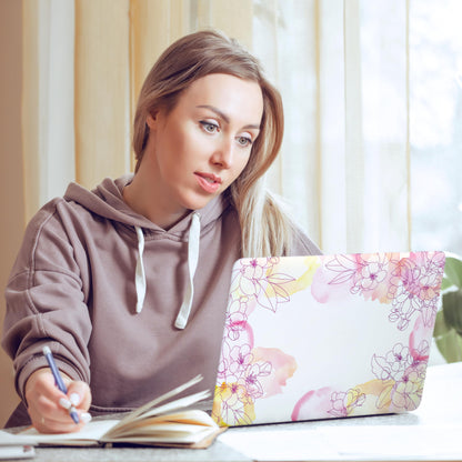 Laptop Skin Decal HP 15.6" - Botanical, Laptop Cover Sticker, No Cutting Required, No Bubble, Waterproof, Scratch Resistant - Including Wide Screen and Wrist Pad