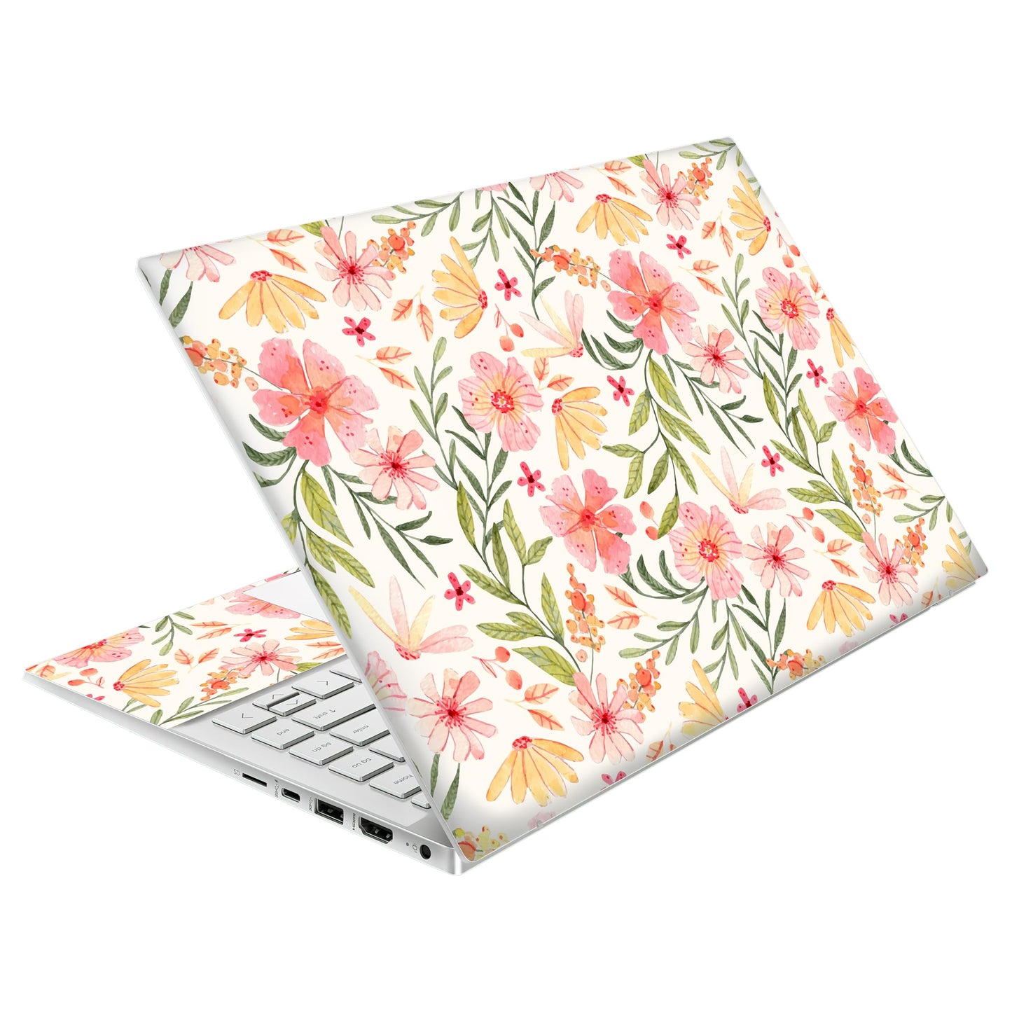 Laptop Skin Decal HP 14" - Botanical, Laptop Cover Sticker, No Cutting Required, No Bubble, Waterproof, Scratch Resistant - Including Wide Screen and Wrist Pad