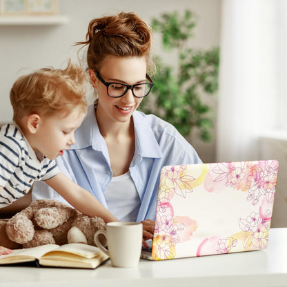 Laptop Skin Decal HP 14" - Botanical, Laptop Cover Sticker, No Cutting Required, No Bubble, Waterproof, Scratch Resistant - Including Wide Screen and Wrist Pad