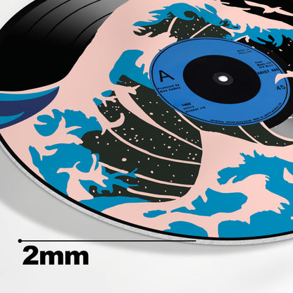 HK Studio Hippie Decor, Posters for Room Aesthetic, Supernatural - Record Decor, Music Themed Party Decorations, 4 Pcs 12"