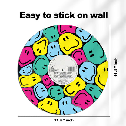 HK Studio Hippie Decor, Posters for Room Aesthetic - Record Decor, Music Themed Party Decorations, 4 Pcs 12"