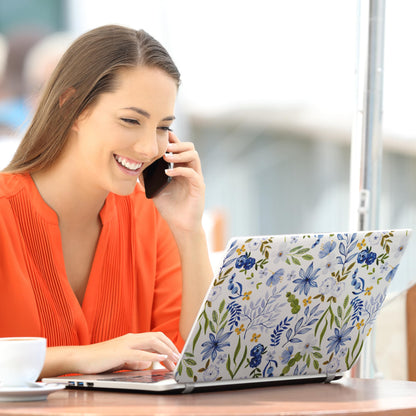 Laptop Skin Decal HP 15.6" - Botanical, Laptop Cover Sticker, No Cutting Required, No Bubble, Waterproof, Scratch Resistant - Including Wide Screen and Wrist Pad