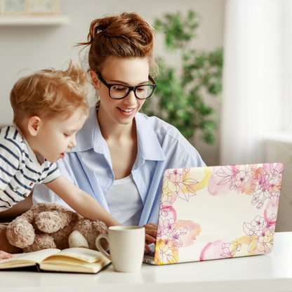 Laptop Skin Decal HP 15.6" - Botanical, Laptop Cover Sticker, No Cutting Required, No Bubble, Waterproof, Scratch Resistant - Including Wide Screen and Wrist Pad