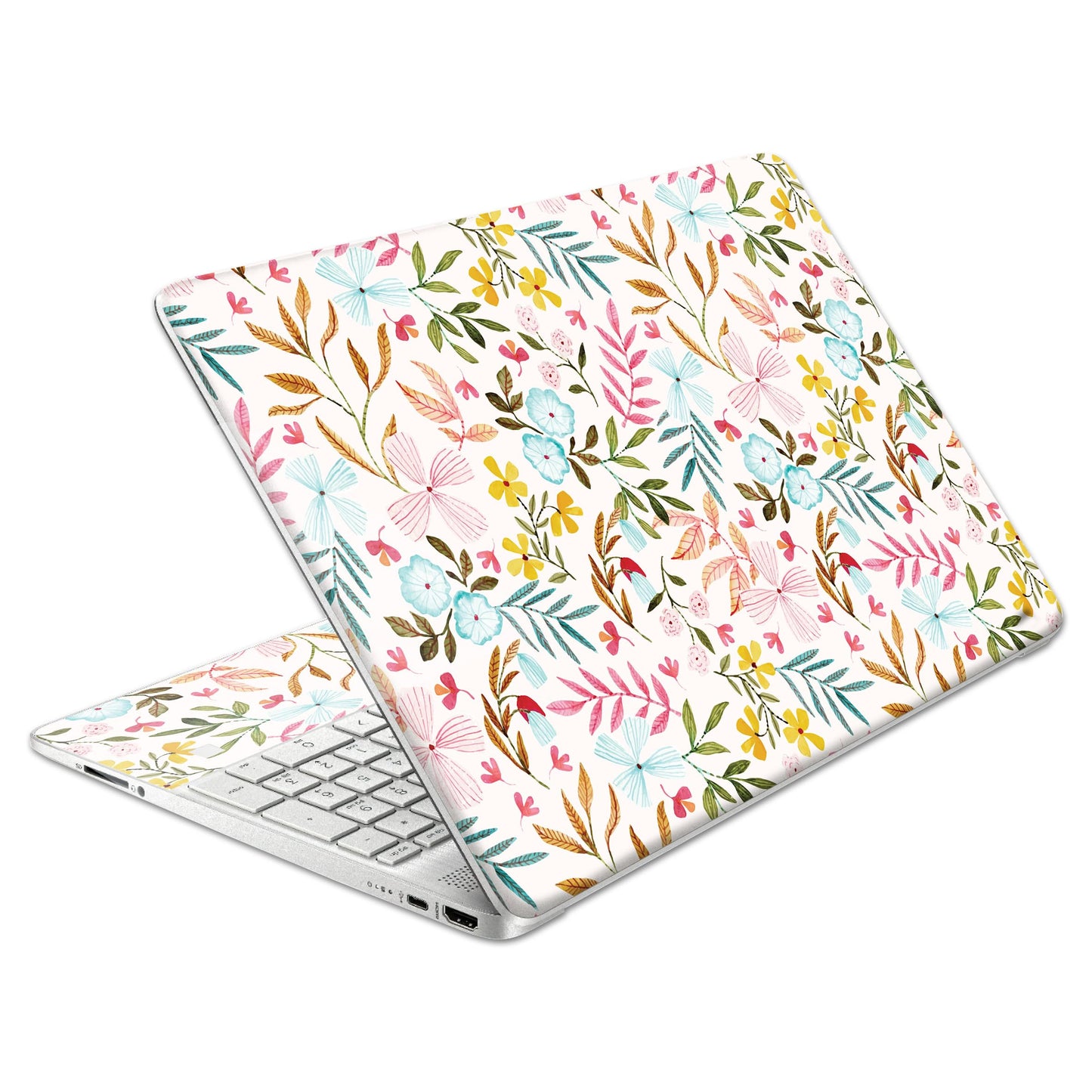 Laptop Skin Decal HP 15.6" - Botanical, Laptop Cover Sticker, No Cutting Required, No Bubble, Waterproof, Scratch Resistant - Including Wide Screen and Wrist Pad