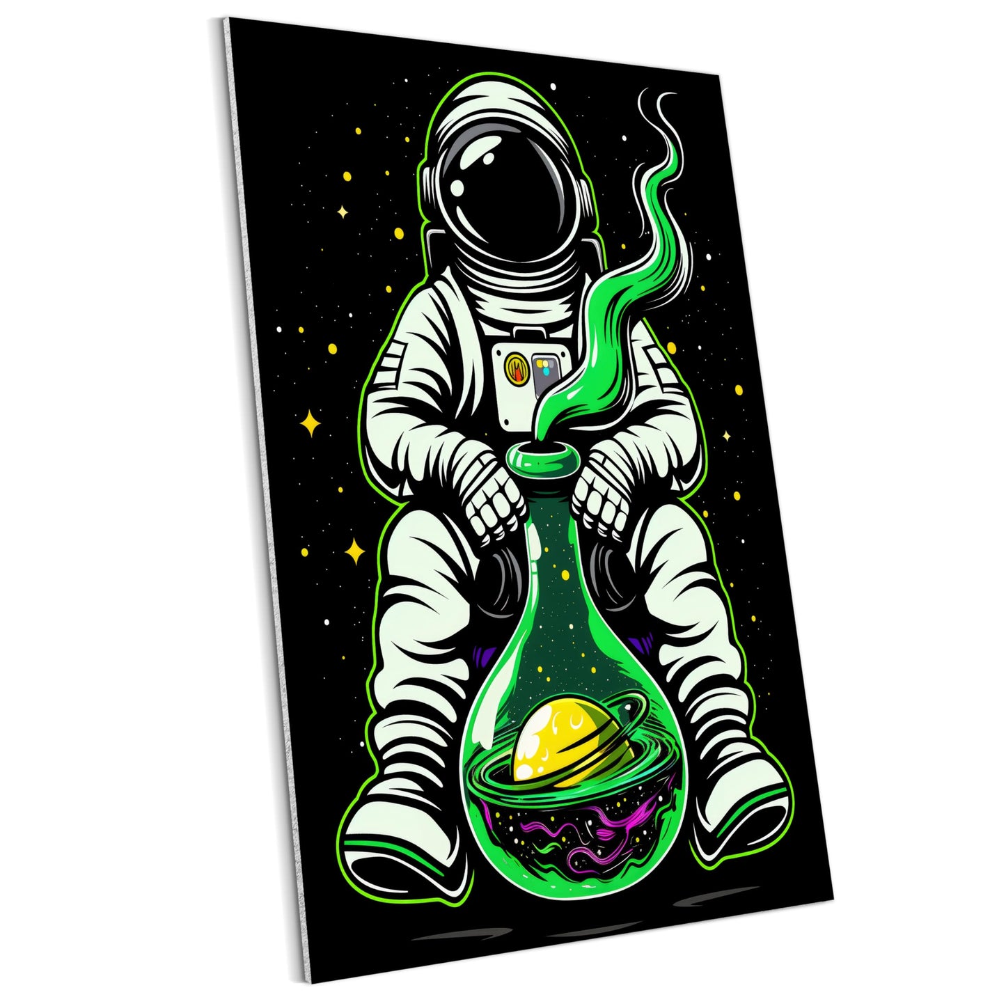 HK Studio Space Decor Astronaut Posters - Hippie Space Decorations, Space Themed Bedroom Decor