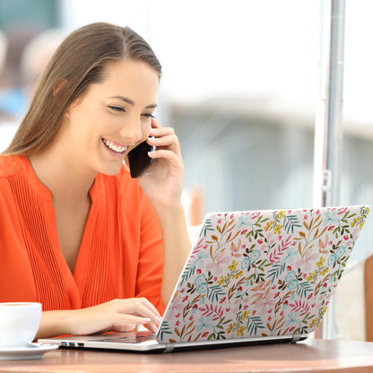 Laptop Skin Decal HP 14" - Botanical, Laptop Cover Sticker, No Cutting Required, No Bubble, Waterproof, Scratch Resistant - Including Wide Screen and Wrist Pad