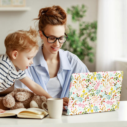 Laptop Skin Decal HP 14" - Botanical, Laptop Cover Sticker, No Cutting Required, No Bubble, Waterproof, Scratch Resistant - Including Wide Screen and Wrist Pad