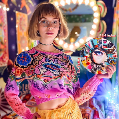 HK Studio Y2K Decorations, Posters for Room Aesthetic - Record Decor, Y2K Posters, 4 Pcs 12"