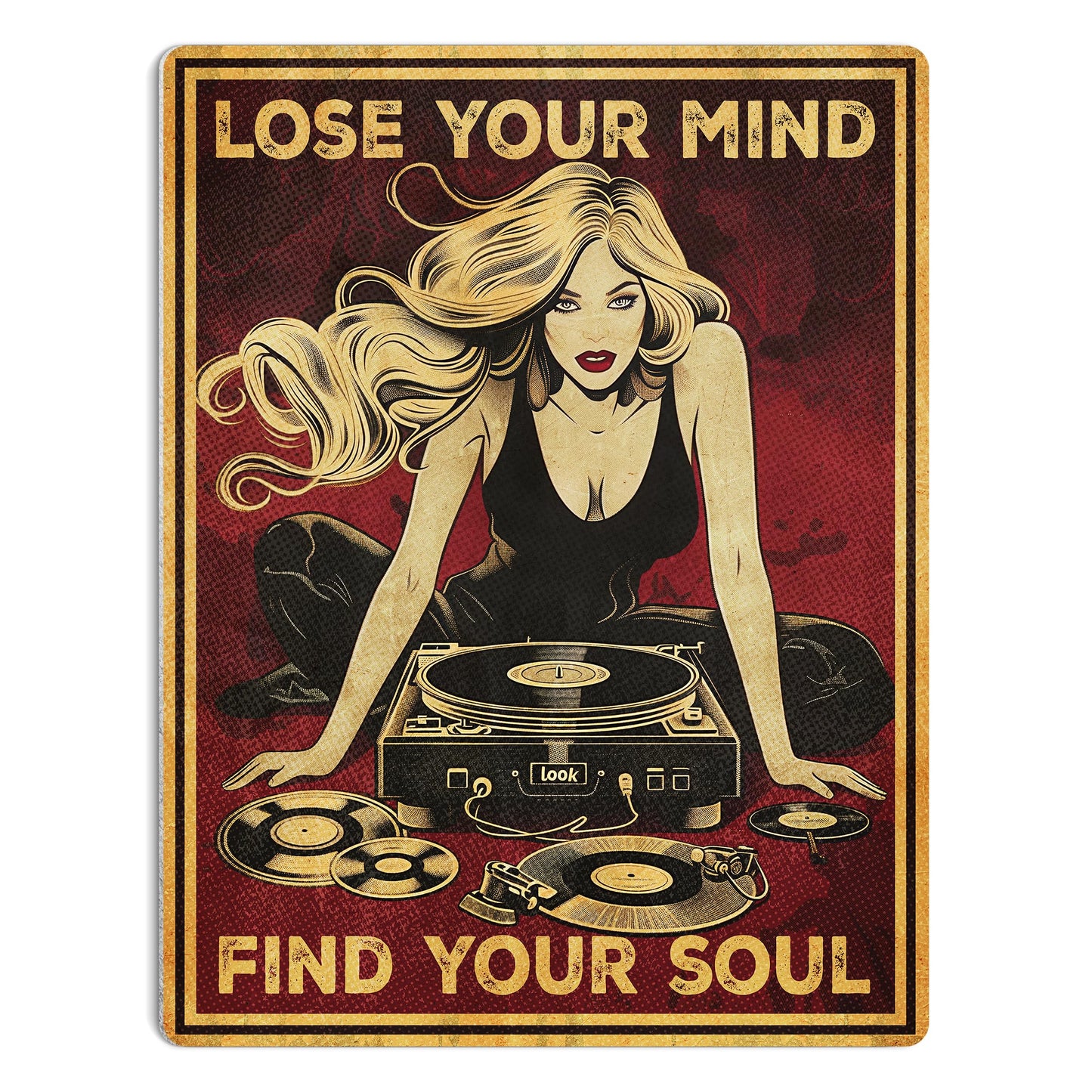 HK Studio Hippie Room Decor Posters - Lose Your Mind Find Your Soul Hippie Decor