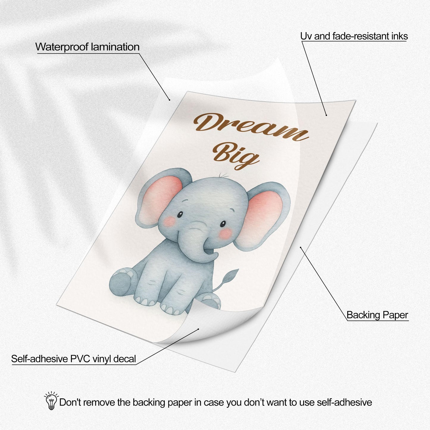 HK Studio Woodland Nursery Decor - Be Brave Be Kind Stay Little Dream Big, Safari Nursery Decor, Unframed 4 Pcs 11" x 17"