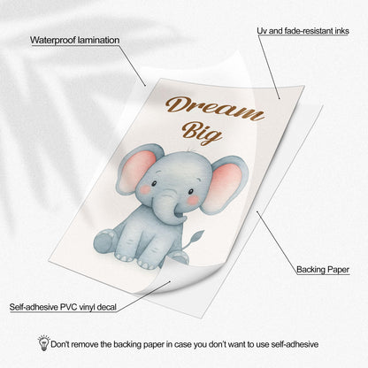 HK Studio Woodland Nursery Decor - Be Brave Be Kind Stay Little Dream Big, Safari Nursery Decor, Unframed 4 Pcs 11" x 17"