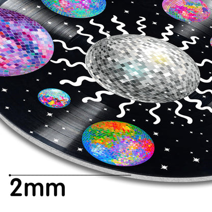 HK Studio Hippie Decor, Posters for Room Aesthetic - Record Decor, Music Themed Party Decorations, 4 Pcs 12"