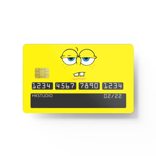 Card Skin Sticker - Funny Cartoon Yellow