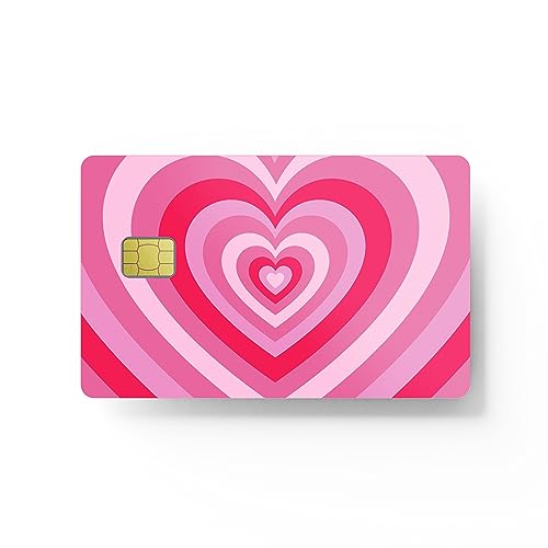 Card Skin Sticker - Pink Hearts