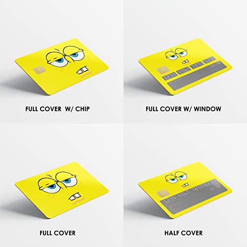 Card Skin Sticker - Funny Cartoon Yellow