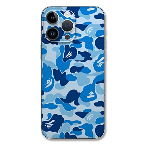 Skin Decal for iPhone 14 Pro Max Skin - Blue Camo