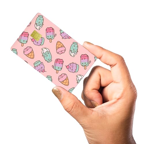 Card Skin Sticker - Ice Cream Cat