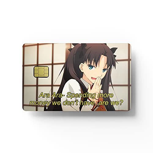 Card Skin Sticker - Ara Ara Anime Girl