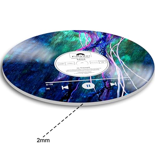 Record Decor with Jellyfish Wall Art Thick