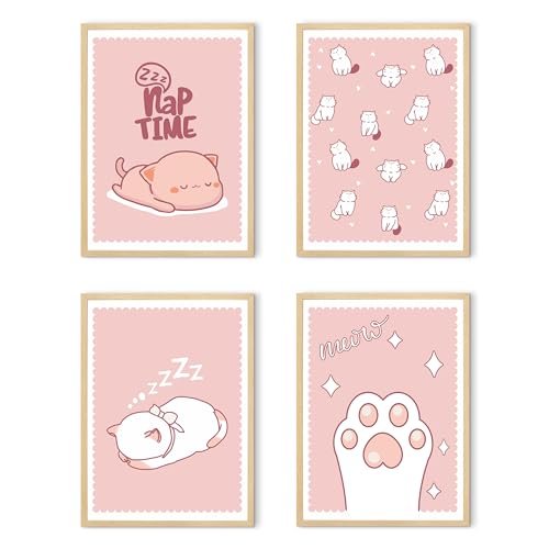 Posters Pack - Kawaii Anime Cat