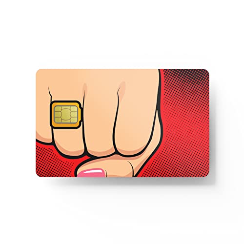 Card Skin Sticker - Pop Art Ring