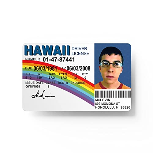 Driver License Meme Card Skin Sticker - HK Studio 